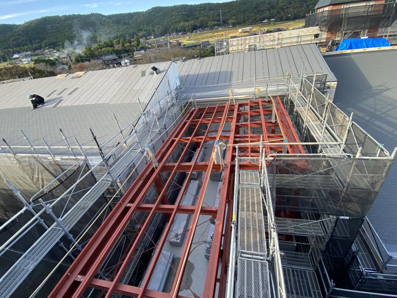 渡り廊下工事04